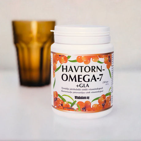 Vitabalans Havtorn Omega 7+gla | 150 kapsler fra Vitabalans på Mecindo.dk