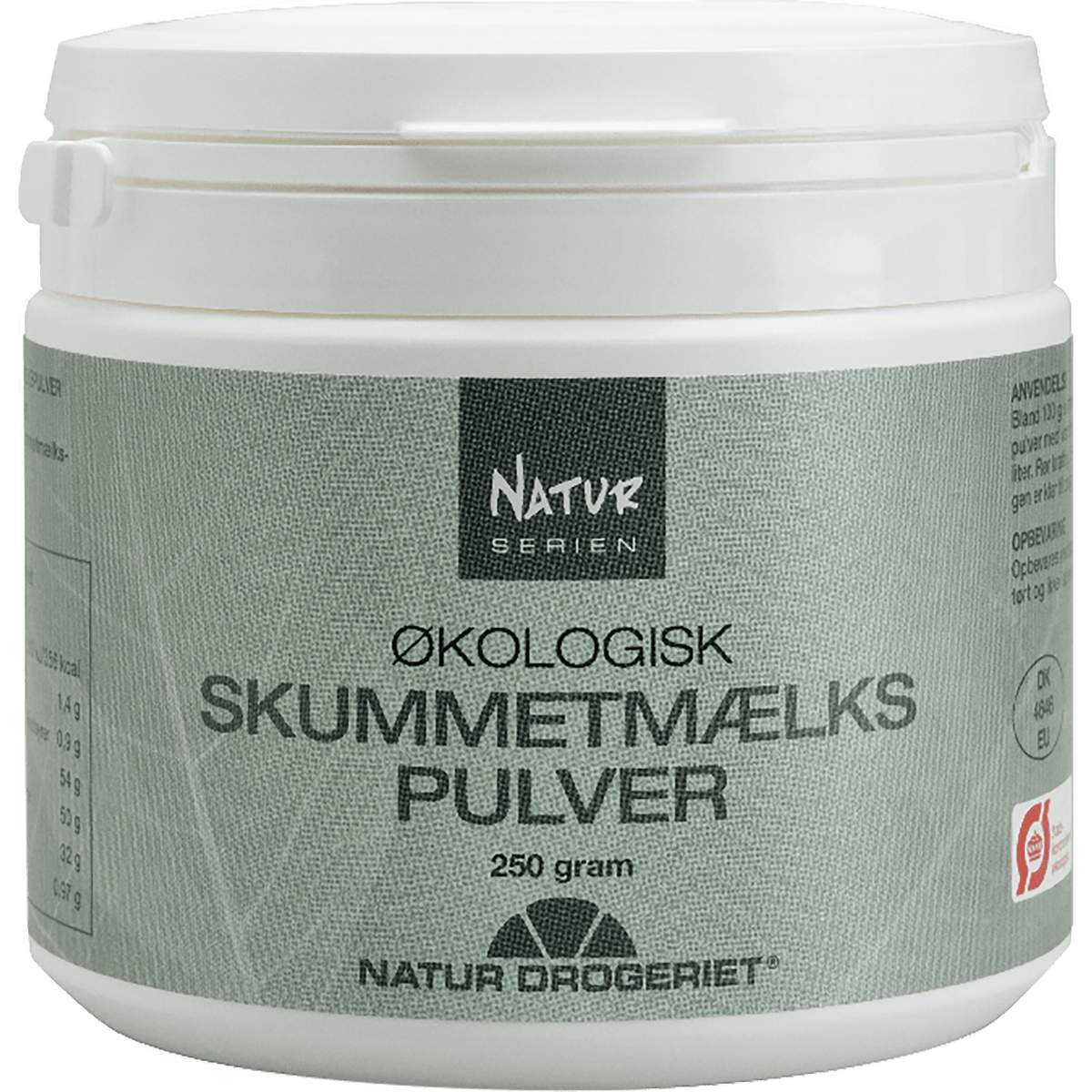 Natur-Drogeriet Skummetmælkspulver Økologisk | 250 g