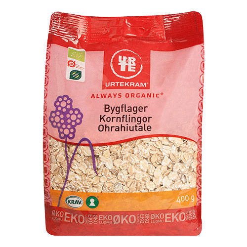 Urtekram Bygflager Økologisk | 400 gr fra Urtekram på Mecindo.dk