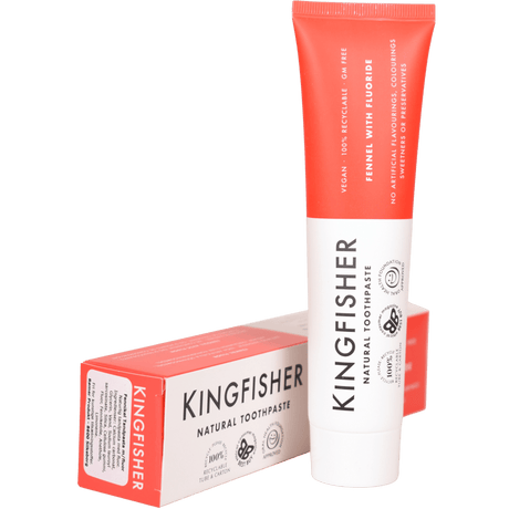Kingfisher Tandpasta Med Fluor | Fennikel fra Kingfisher Toothpaste på Mecindo.dk