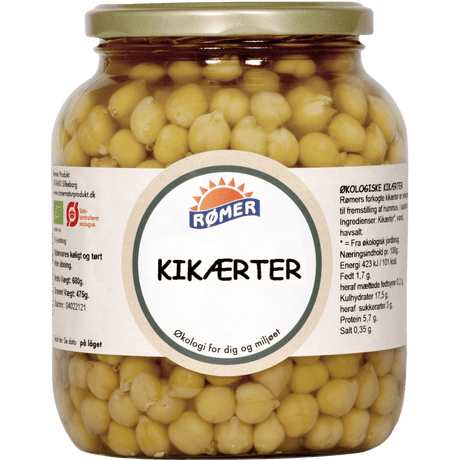 Rømer Kikærter I Vand Økologisk | 660 g