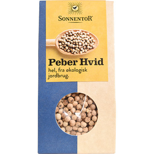 Sonnentor Peber Hel Hvid Økologisk | 35 gr fra Sonnentor på Mecindo.dk