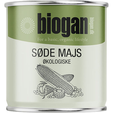 Biogan Majs Søde På Dåse Økologisk | 160 gr fra Biogan på Mecindo.dk