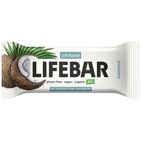 Lifebar Coconut Økologisk | 40 gr fra Lifefood på Mecindo.dk