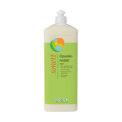 Sonett Opvaskemiddel Citron | 1 ltr fra Sonett på Mecindo.dk