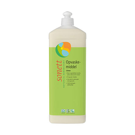 Sonett Opvaskemiddel Citron | 1 ltr fra Sonett på Mecindo.dk