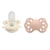 BIBS Infinity Silicone Symmetrical Size 2 Ivory/ fra BIBS på Mecindo.dk