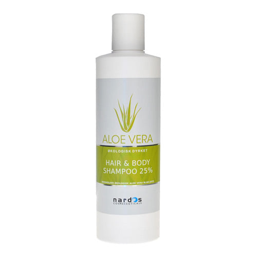 Nardos Aloe Vera Hair & Body Shampoo 25% | 300 ml fra Nardos på Mecindo.dk