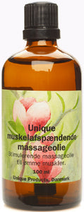 Unique Muskelafspaendende Massageolie | 100 ml fra Unique på Mecindo.dk