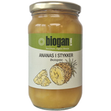 Biogan Ananas i Stykker Økologisk | 340 g