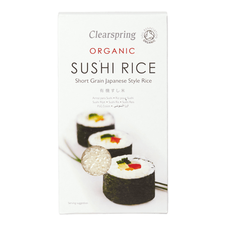 Clearspring Sushi Rice Økologisk | 500 g fra Clearspring på Mecindo.dk