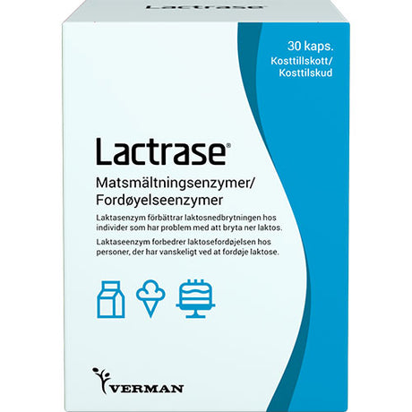Verman Lactrase | 10 kapsler fra Verman på Mecindo.dk