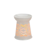 Fischer Pure Nature Duftlampe Blomst Hvid H:13 Cm / B: 10 Cm fra Fischer Pure Nature på Mecindo.dk