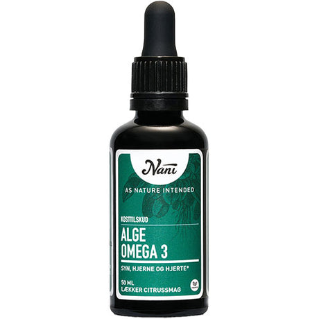 Nani Alge Omega 3 Dråber Med Citrussmag | 50 ml fra Nani på Mecindo.dk