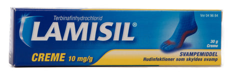 Lamisil Creme 1% | 30 gr fra Lamisil på Mecindo.dk