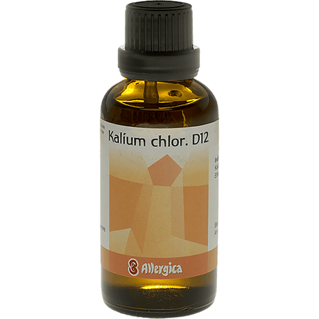 Allergica Kalium Chlor. D12 Cellesalt 4 | 50 ml fra Allergica på Mecindo.dk