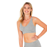 Boody Padded Shaper Crop Bra Lysegrå | Str. M fra Boody på Mecindo.dk
