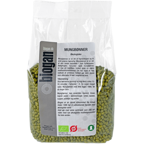 Biogan Økologiske Mung Bønner | 750 g