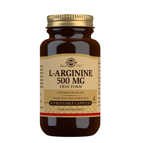 Solgar L-arginin | 50 kapsler fra Solgar på Mecindo.dk
