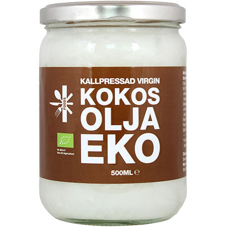 Superfruit Koldpresset Kokosolie Ø | 500 ml fra Superfruit på Mecindo.dk