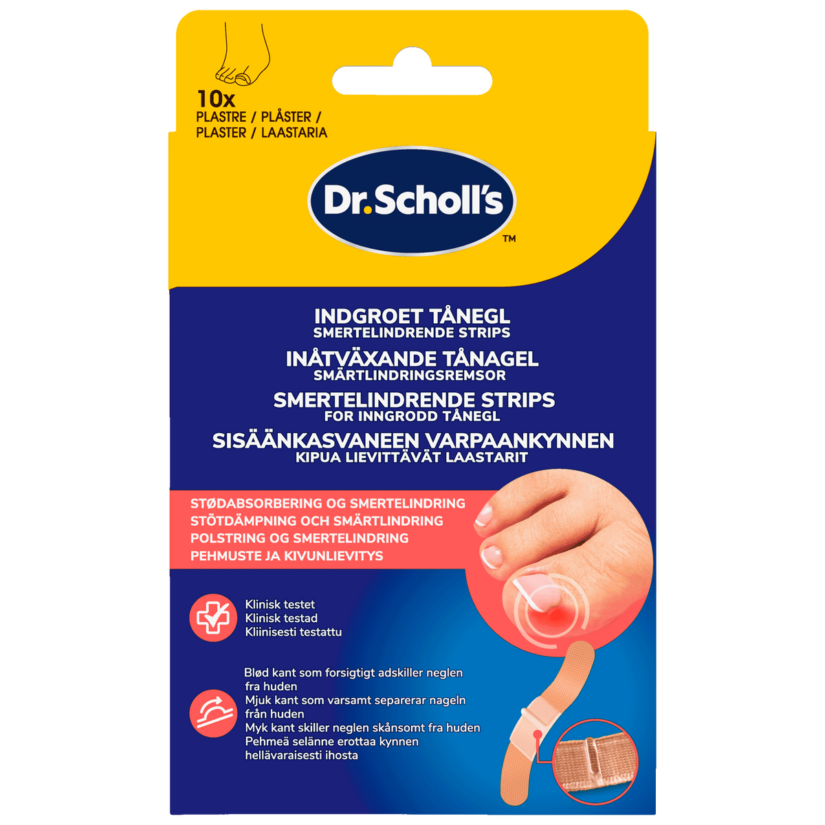 Scholl Dr. Scholl´s Indgroet Tånegl Strips