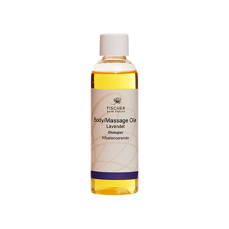 Fischer Pure Nature Massageolie Lavendel Øko | 100 ml fra Fischer Pure Nature på Mecindo.dk