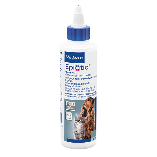 Virbac Epi-otic Ørerens | 125 ml fra Virbac på Mecindo.dk