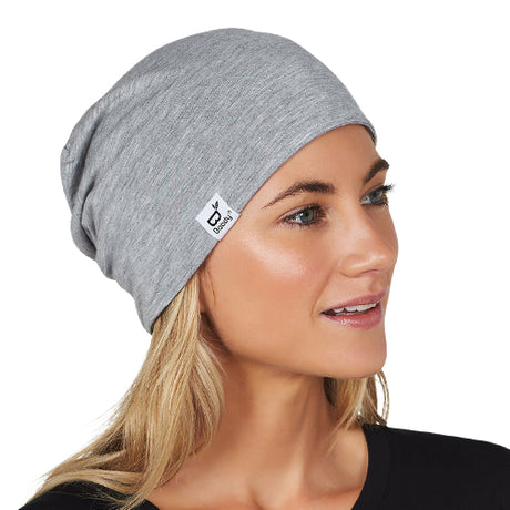 Boody Soft Jersey Beanie Lysgrå One-size fra Boody på Mecindo.dk