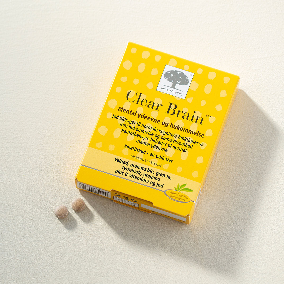 New Nordic Clear Brain | 60 Tabl. fra New Nordic på Mecindo.dk