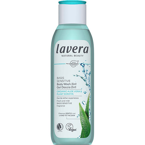 lavera Body Wash 2in1 Basis Sensitiv | 250 ml fra lavera på Mecindo.dk