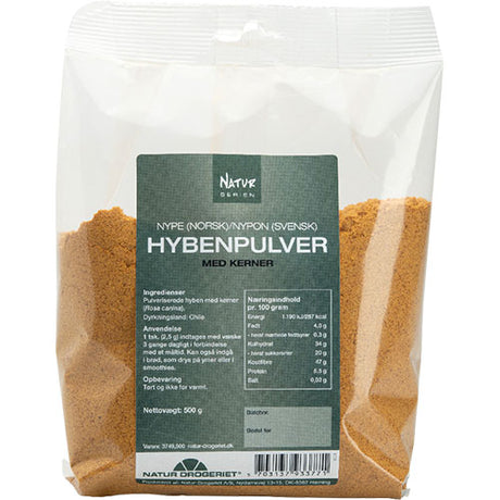 Natur-Drogeriet Hyben Pulver M. Kerner Fint | 500 gr fra Natur-Drogeriet på Mecindo.dk