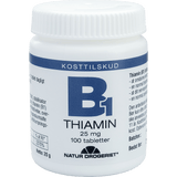 Natur-Drogeriet B1 Vitamin 25 Mg | 100 tabletter