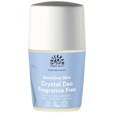 Urtekram Creme Deo Roll On Fragrance Free | 50 ml fra Urtekram på Mecindo.dk