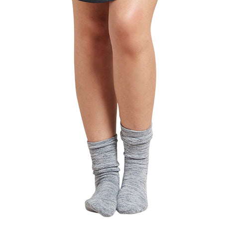 Boody Women´s Chunky Bed Sock | Dove/storm Space Dye fra Boody på Mecindo.dk