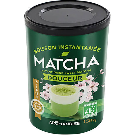 Aromandise Matcha Instant Latté Økologisk | 150 gr fra Aromandise på Mecindo.dk