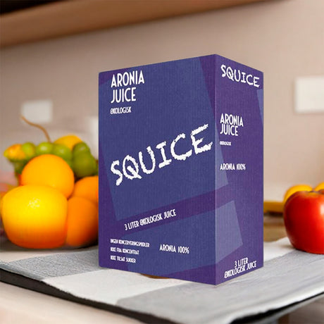 Squice Rå 100% Økologisk Aronia Juice | 3 ltr fra Squice på Mecindo.dk