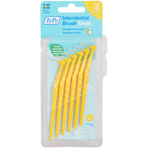 TePe Angle Mellemrumstandbørster Gul | 6 stk