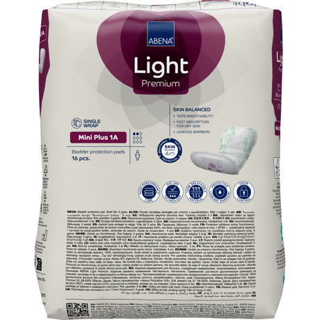 Abena Light Mini Plus 1a | 16 stk fra Abena på Mecindo.dk