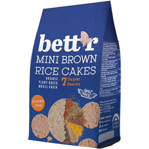 bett'r Ris Kager Mini Med 7 Super Frø Økologisk | 50 gr fra bett'r på Mecindo.dk