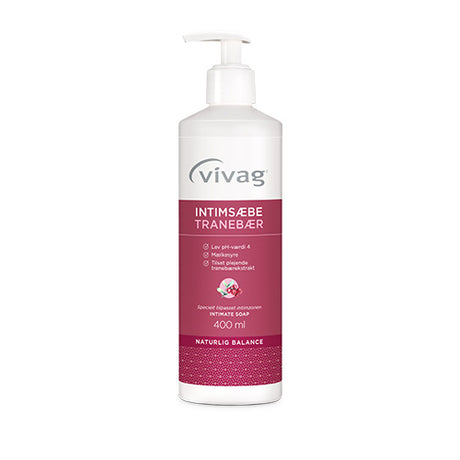 Vivag Intimsaebe Tranebaer | 400 ml fra Vivag på Mecindo.dk