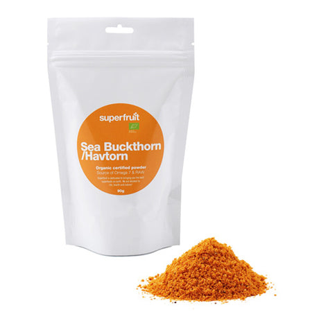 Superfruit Havtorn Pulver Økologisk | 90 gr fra Superfruit på Mecindo.dk