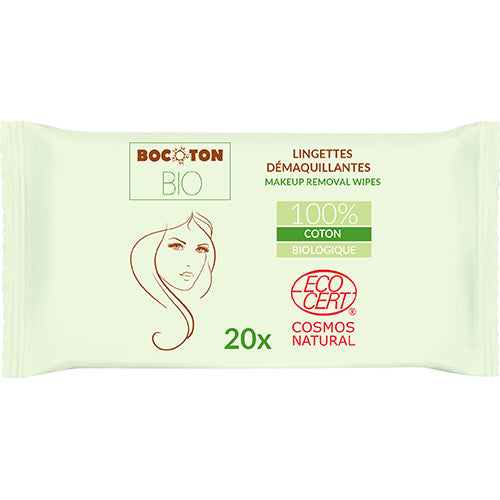 Bocoton Bio Make Up Fjerner Vådservietter fra Bocoton Bio på Mecindo.dk
