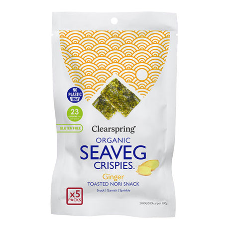 Clearspring Tang Chips Økologisk (20 gr) | Ingefær Multi fra Clearspring på Mecindo.dk