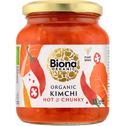 Biona Organic Kimchi Hot & Chunky Økologisk | 350 g fra Biona Organic på Mecindo.dk