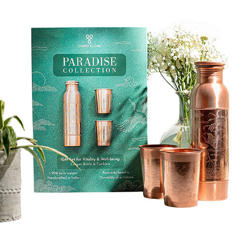 Forrest & Love Kobber Gavesaet Paradise (1x900ml+2x300ml) Fra Forrest & Love fra Forrest & Love på Mecindo.dk