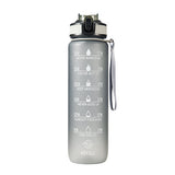 Motivational Bottle Motivationsflaske 1 Liter | Sort fra Motivational Bottle på Mecindo.dk