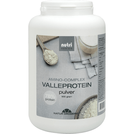 Natur-Drogeriet Amino-complex 77% Valleprotein | 900 g fra Natur-Drogeriet på Mecindo.dk