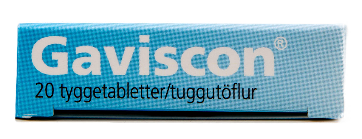 Gaviscon Tyggetabetter | 20 Tabl. fra Gaviscon på Mecindo.dk