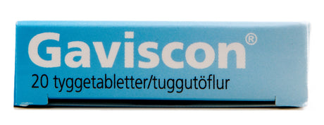 Gaviscon Tyggetabetter | 20 Tabl. fra Gaviscon på Mecindo.dk