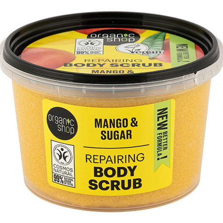 Organic Shop Repairing Body Scrub - Mango | 250 ML fra Organic Shop på Mecindo.dk